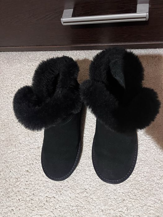 Ghete stil UGG (brand Mojito, pliele naturala)