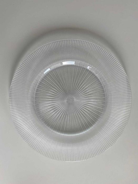 Farfurii suport pentru evenimente platouri sticla Dia. 33 cm