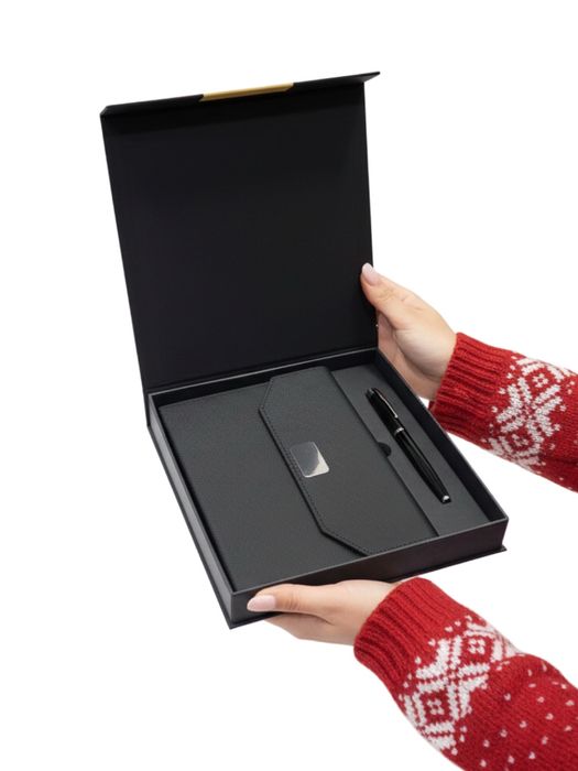 Подарочный набор блокнот с ручкой