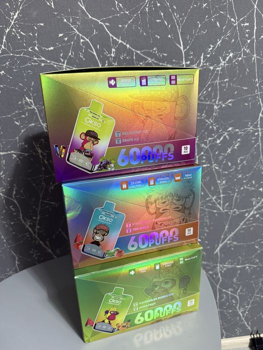 OKSO vape 60000 pufuri 2 in 1