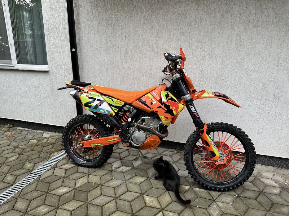 Ktm exc 250 ,2009, pornire electrica