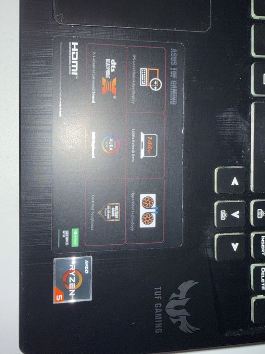 Продам ноутбук Asus TUF Gaming