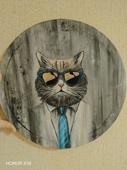 Картина маслом д 30 см