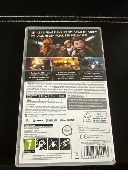 Nintendo Switch Lego Star Wars Skywalker Saga