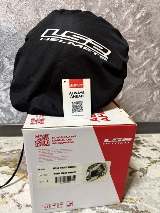 Мотошлем LS2 FF352 Rookie INFINITE