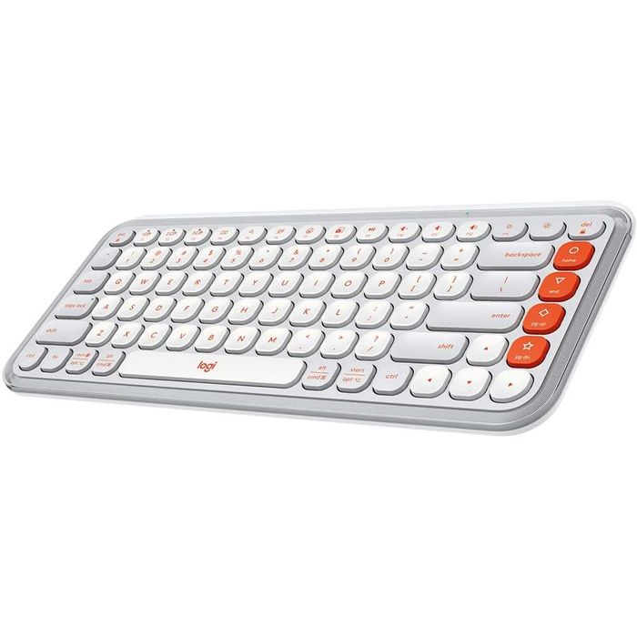 Tastatura Wireless LOGITECH Pop Icon, Bluetooth, alb