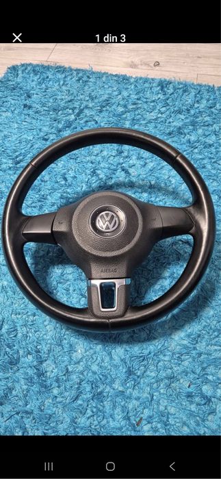 Volan vw piele in stare buan