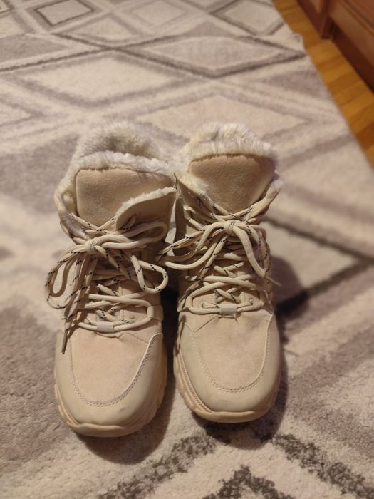 Дамски боти Tendenz от  еко кожа/текстил