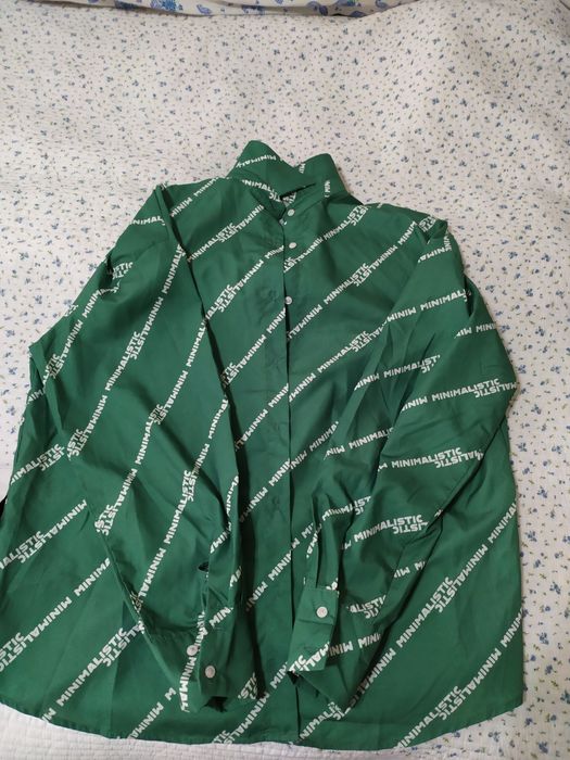 Рубашка женская зеленая