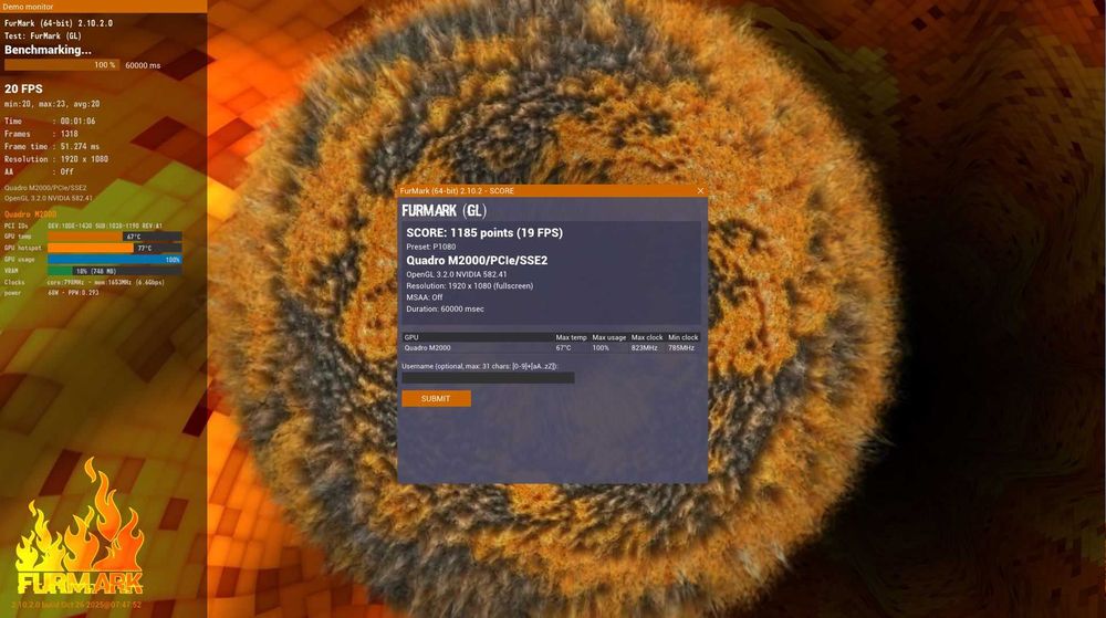 Placa video nVidia Quadro M2000.