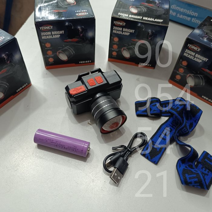 Фонарь налобный мощный фонарь для лба Fanar peshana fanari фонарик