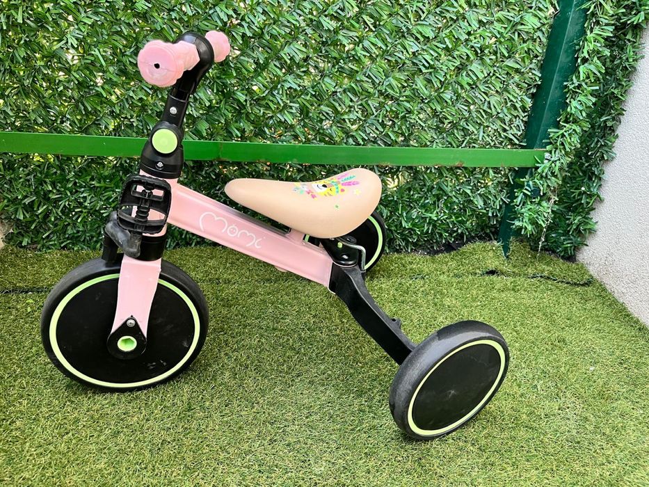 Детско колело 4 в 1 MoMi - Loris, розово