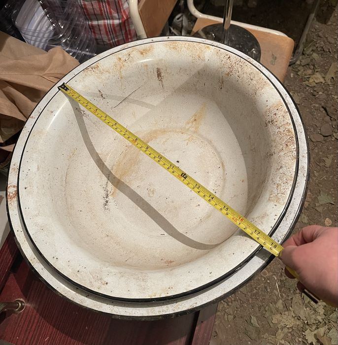 Таз СССР металлический 12 л