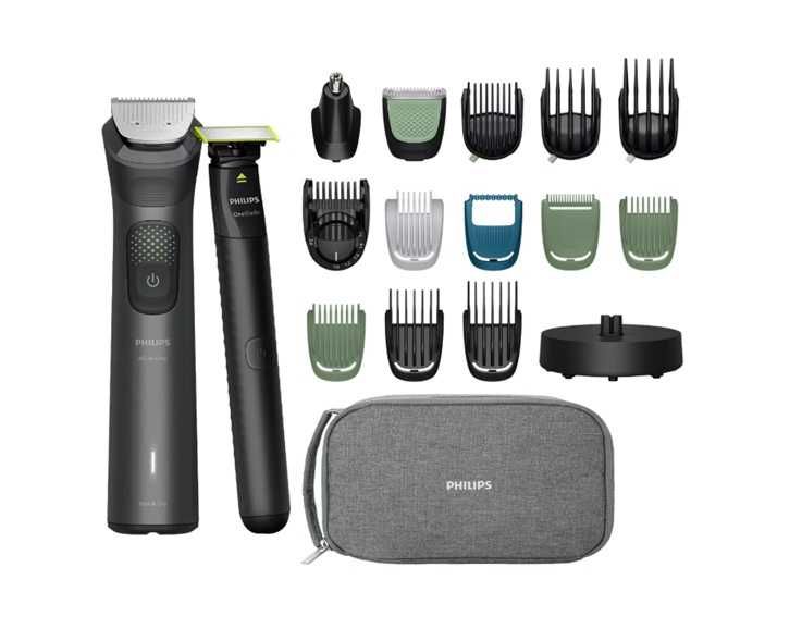 Мултифункционален тример за брада и коса с 19 аксесоара + тример OneBlade MG9556/15