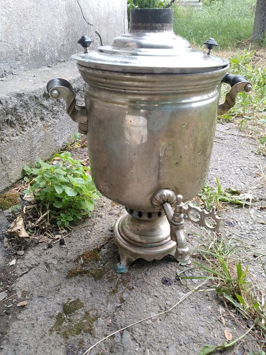 Самовар советский, латунь.