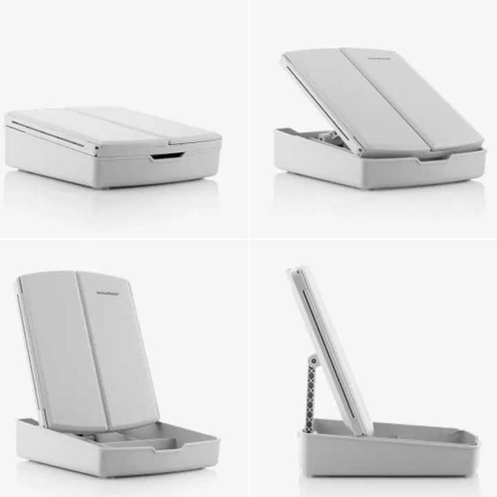 Настолно Сгъваемо Огледало за Гримиране с LED Светлини