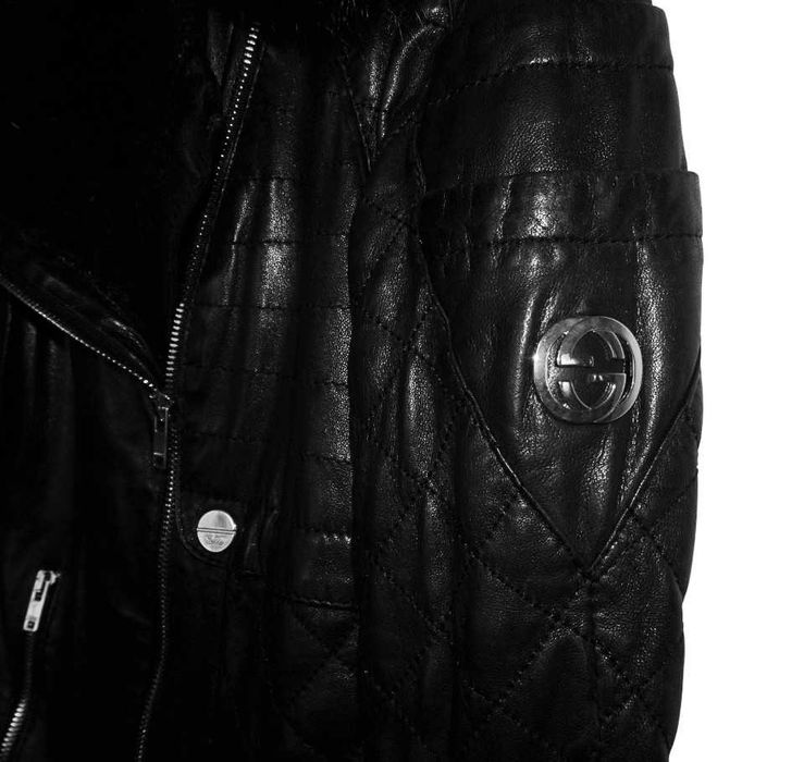 Зимно кожено яке Gucci