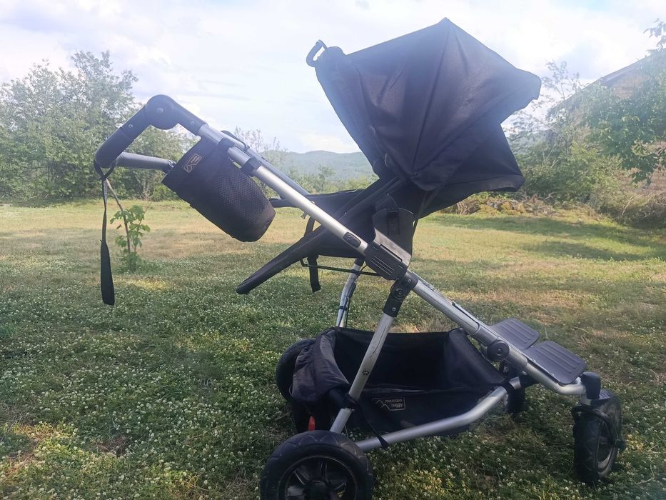 Мountain buggy duet v3 , детска количка за близнаци , пълен комплект.