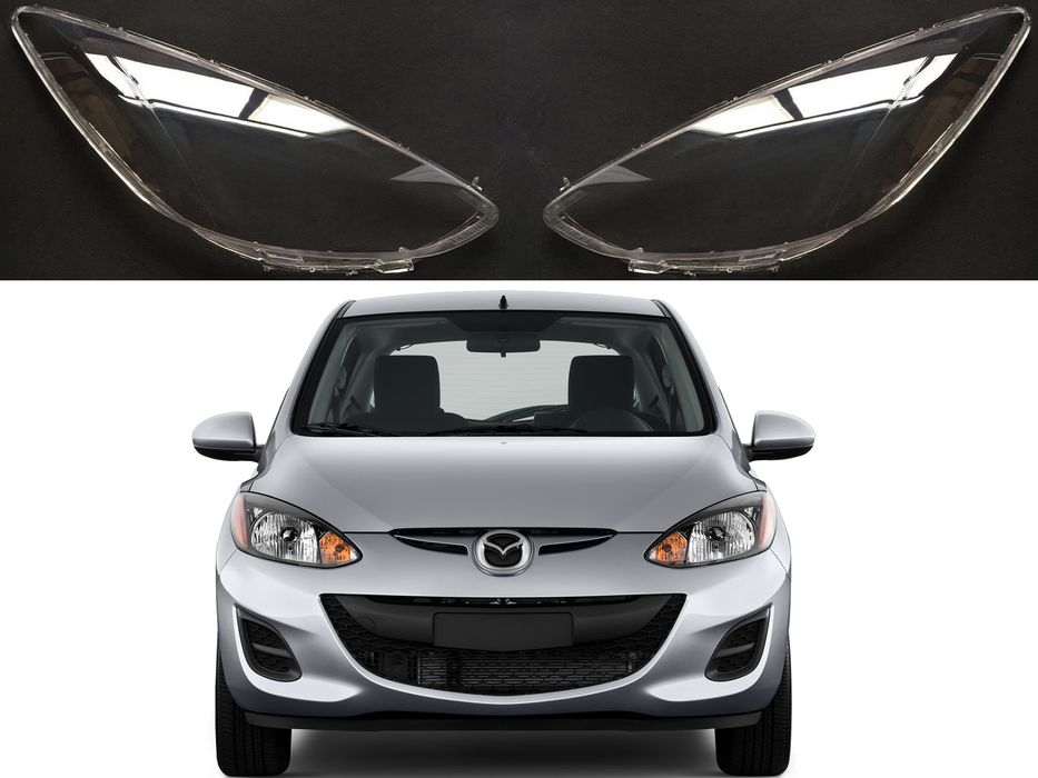 Стъкла за фарове на Mazda 2 MK2