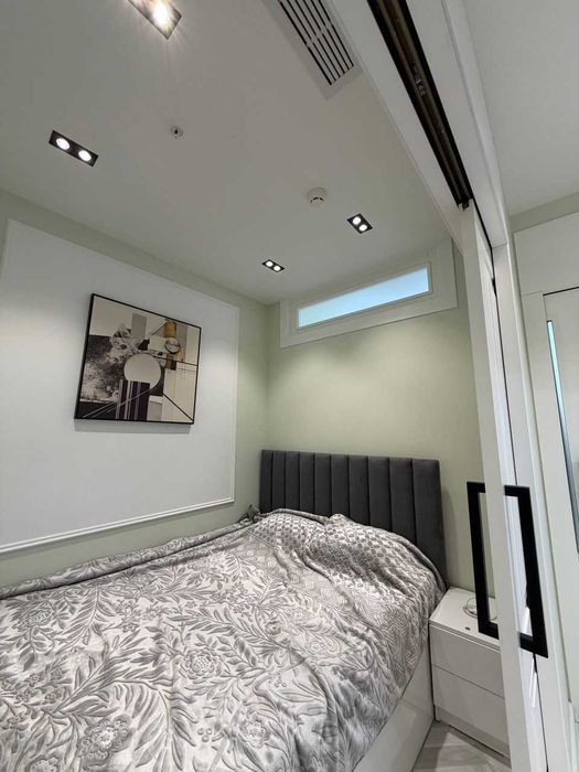 СРОЧНО! Nest One Б блок,  2 комнатная 43.2м2 Евро ремонт с обстановкой