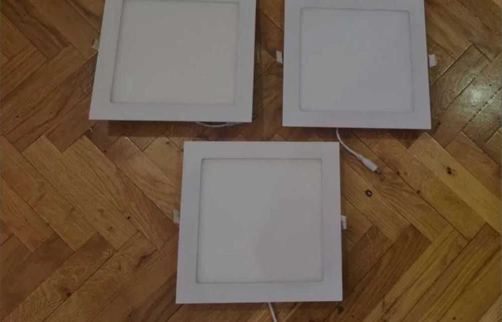 Spot incorporabil LED. 18W LED Panel Premium Downlight Pătrat 3500K