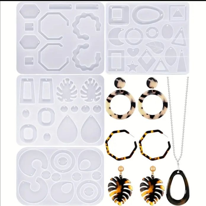 Matrite silicon pentru creare cercei