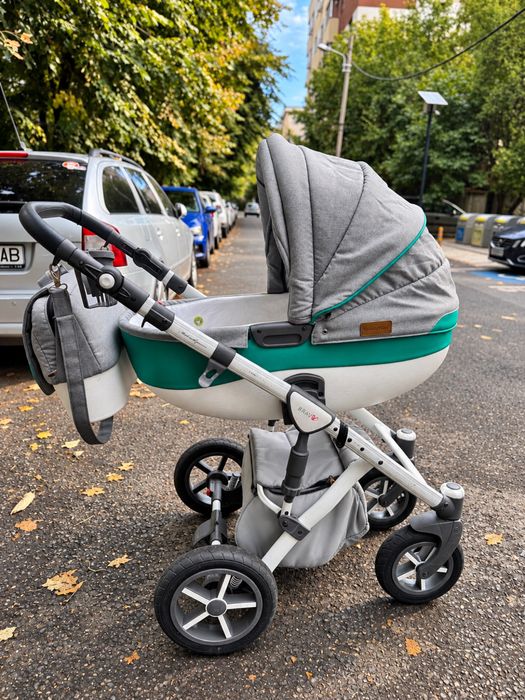 Krausman – Carucior 3 in 1 Contempo Green