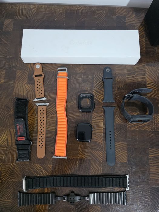 Apple watch 7 cellular si aceesoriile din dotare.
