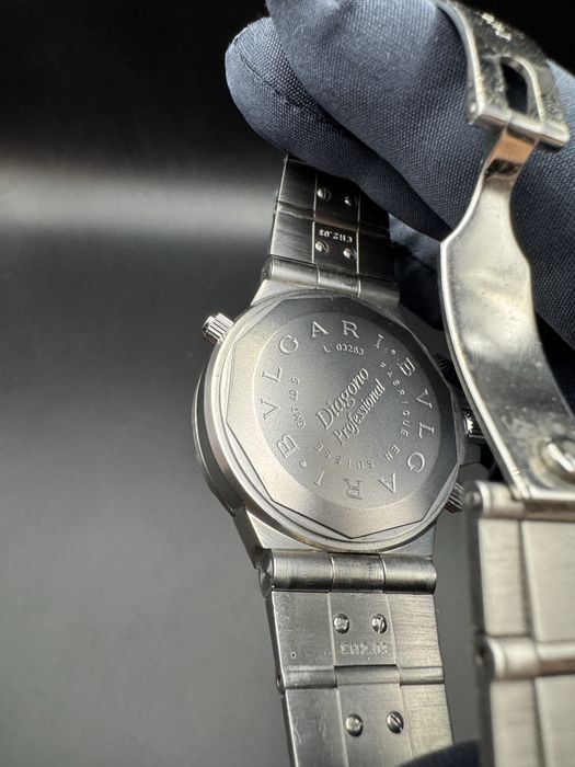 BULGARI diagono proffesional GMT stainless steel automatic