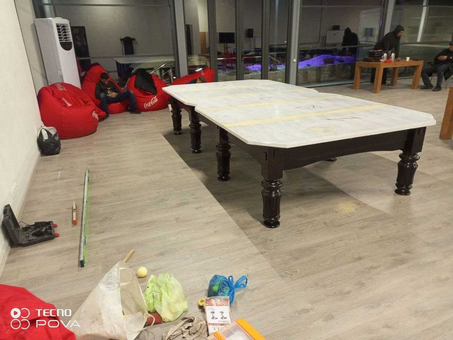 Профессиональный Ремонт и Реставрация бильярдных  столов