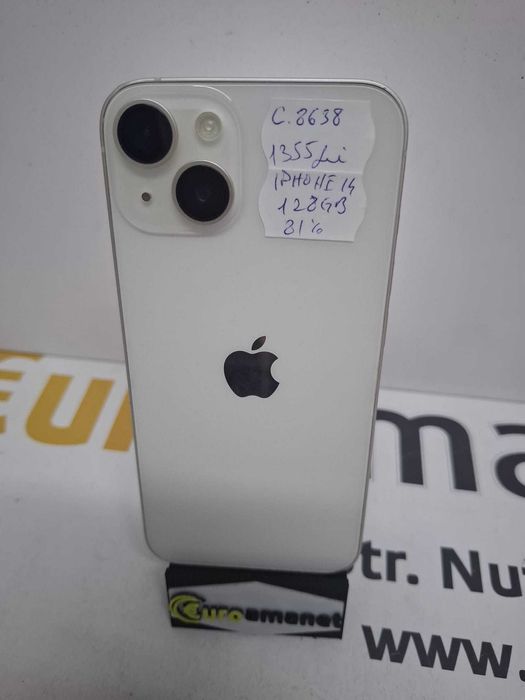 Telefon mobil Apple iPhone 14, 128GB -N2-