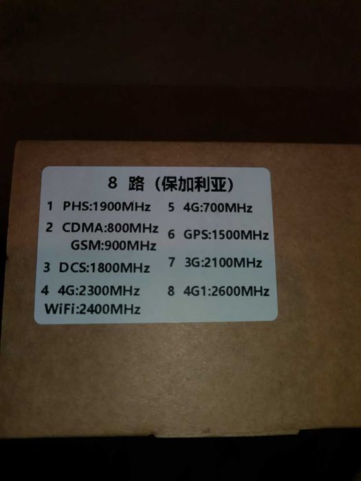 Заглушител За Мобилни Телефони 5G 4G 3G 2G Wi-Fi GSM Тапа