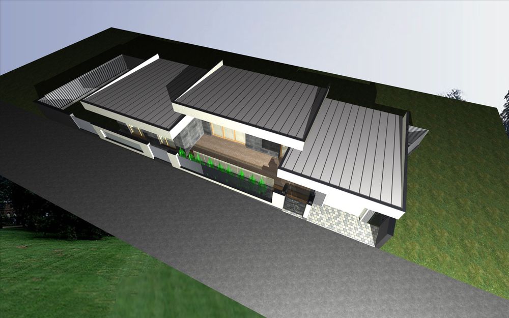 Vând proiect casa parter suprafață 210.00mp