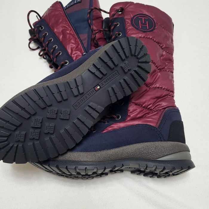 Cizme Tommy noi piele/fâș mărimea 37/38