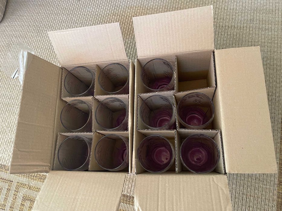 Чаши Кока Кола 6 бр - Виолетов цвят