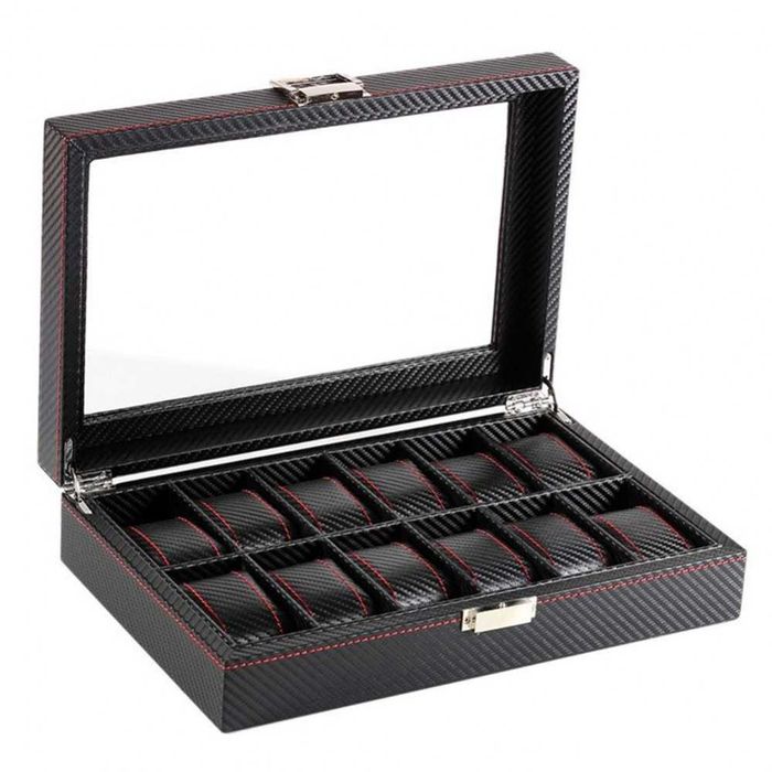 2166 Карбонова кутия за 6, 10 или 12 броя часовници