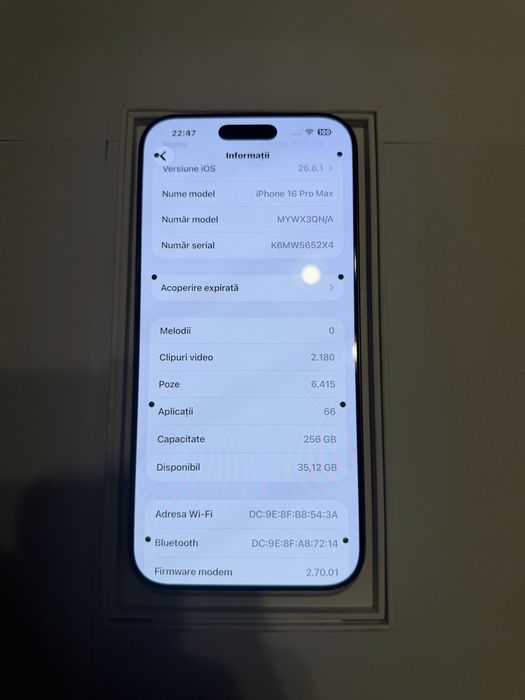 Iphone 16 Pro Max - Gold - 256 GB