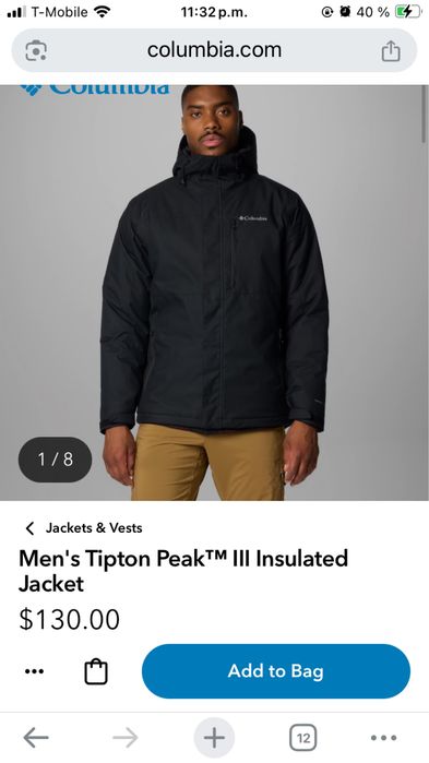 Geaca de iarna Columbia M Noua