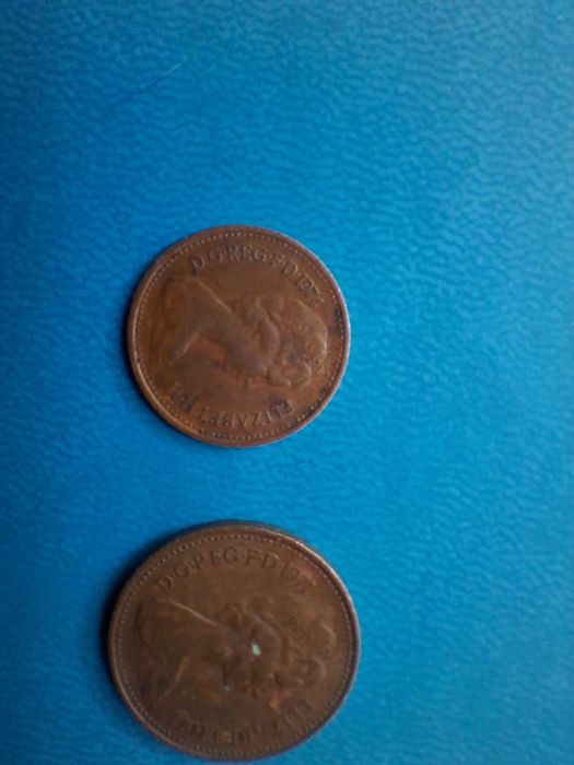 сет 1971 1/2 New Penny/Half /,1 Penny,2 new Pence