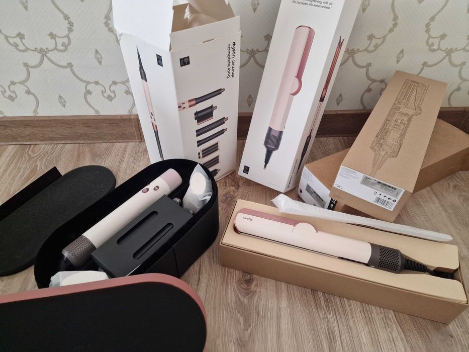 Dyson airstrait в розовом цвете