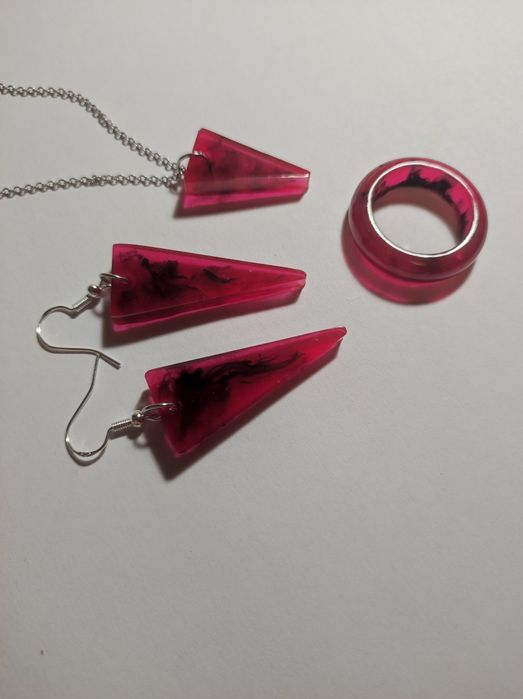 Бижута от епоксидна смола/обеци/пръстени/колиета