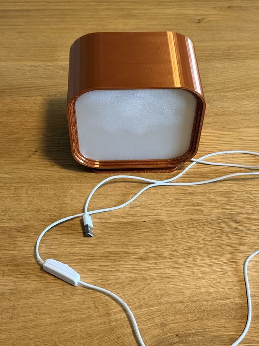 Lampa printata 3d, 17x11x15 cm