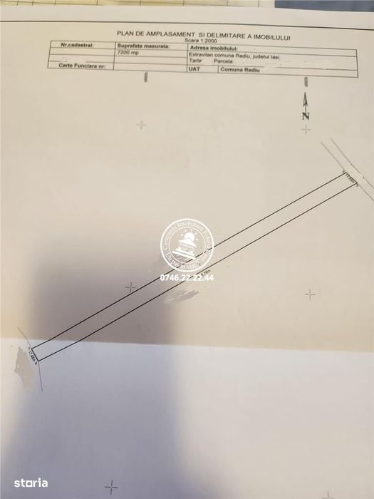 Teren pentru constructii case  de vanzare Iasi, Rediu,