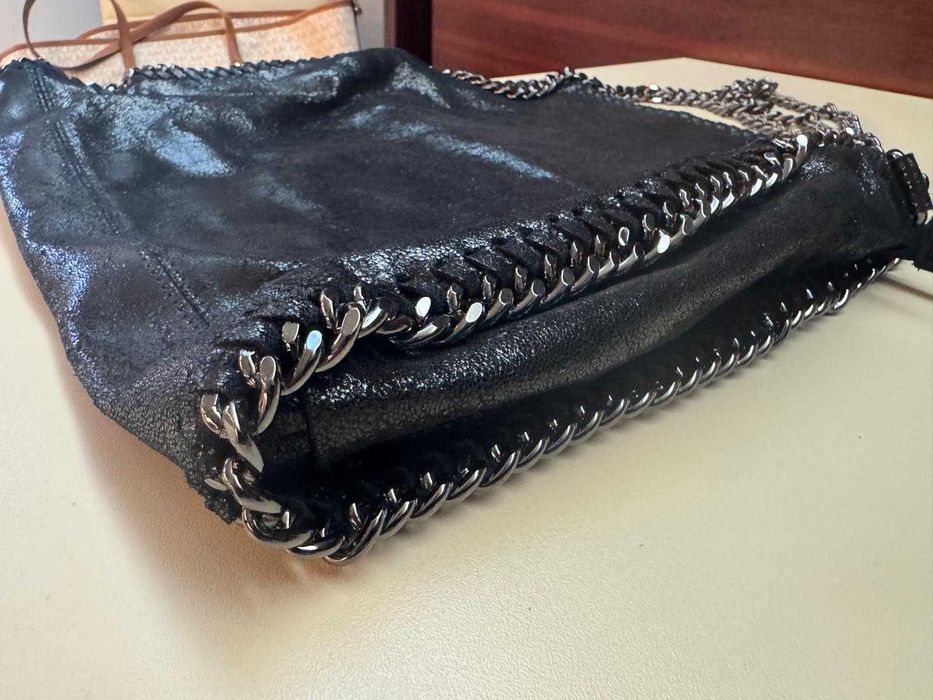Geanta de piele naturala, canvas, bumbac-Stella McCartney, Michael Kors, Karl Lagerfeld, Guess