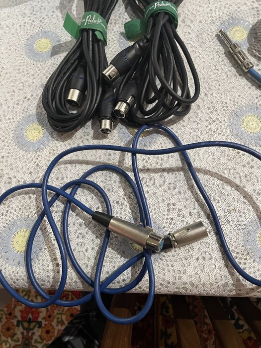 Продам шннуры для гитар и микрофонов