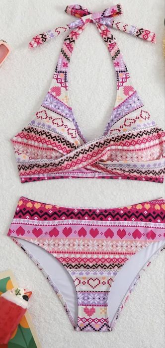 Дамски бански в розово