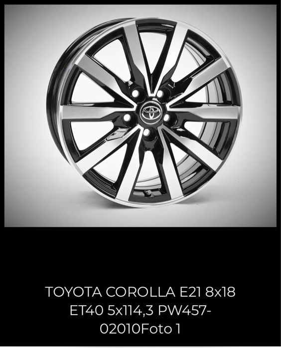 Джанти 18 цола 5х114.3 Toyota Corolla  Cross Original Lexus  Demo