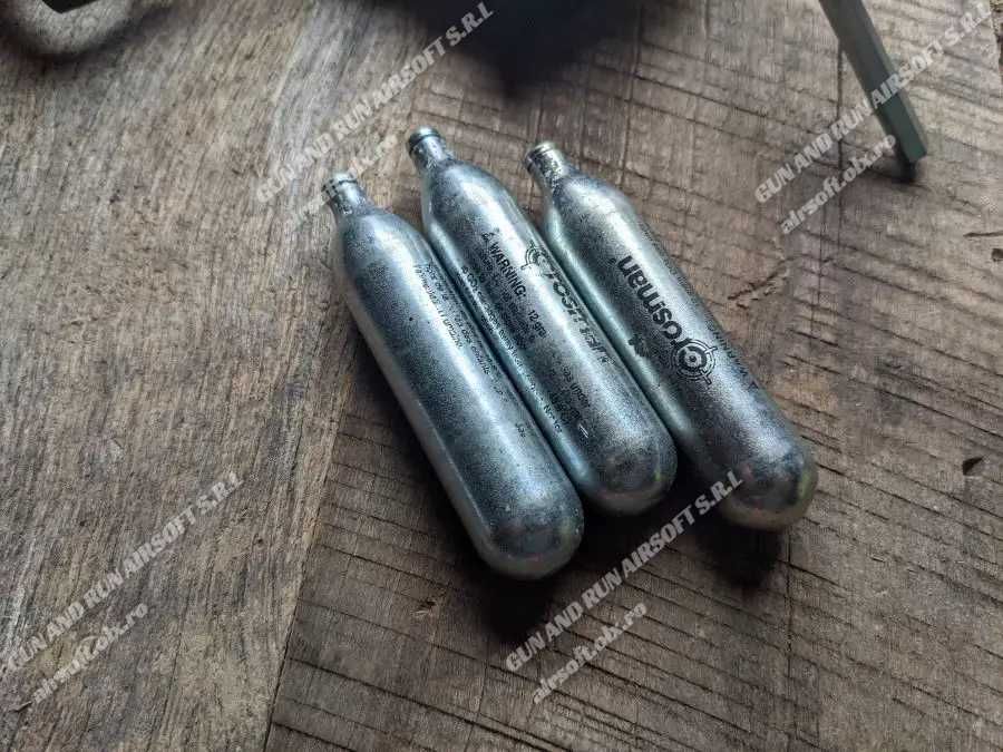 Pistol - LEGAL 20 JOULI!! - Cu Bile Cauciuc 50MM - FULL METAL Airsoft