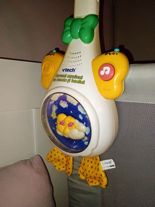 Proiector bebelusi Vtech, Carusel Muzical cu Sunete si Luminii