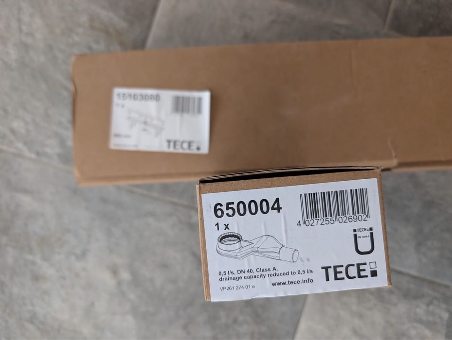 Rigola dus cu grila Tece Linus Plate 80cm